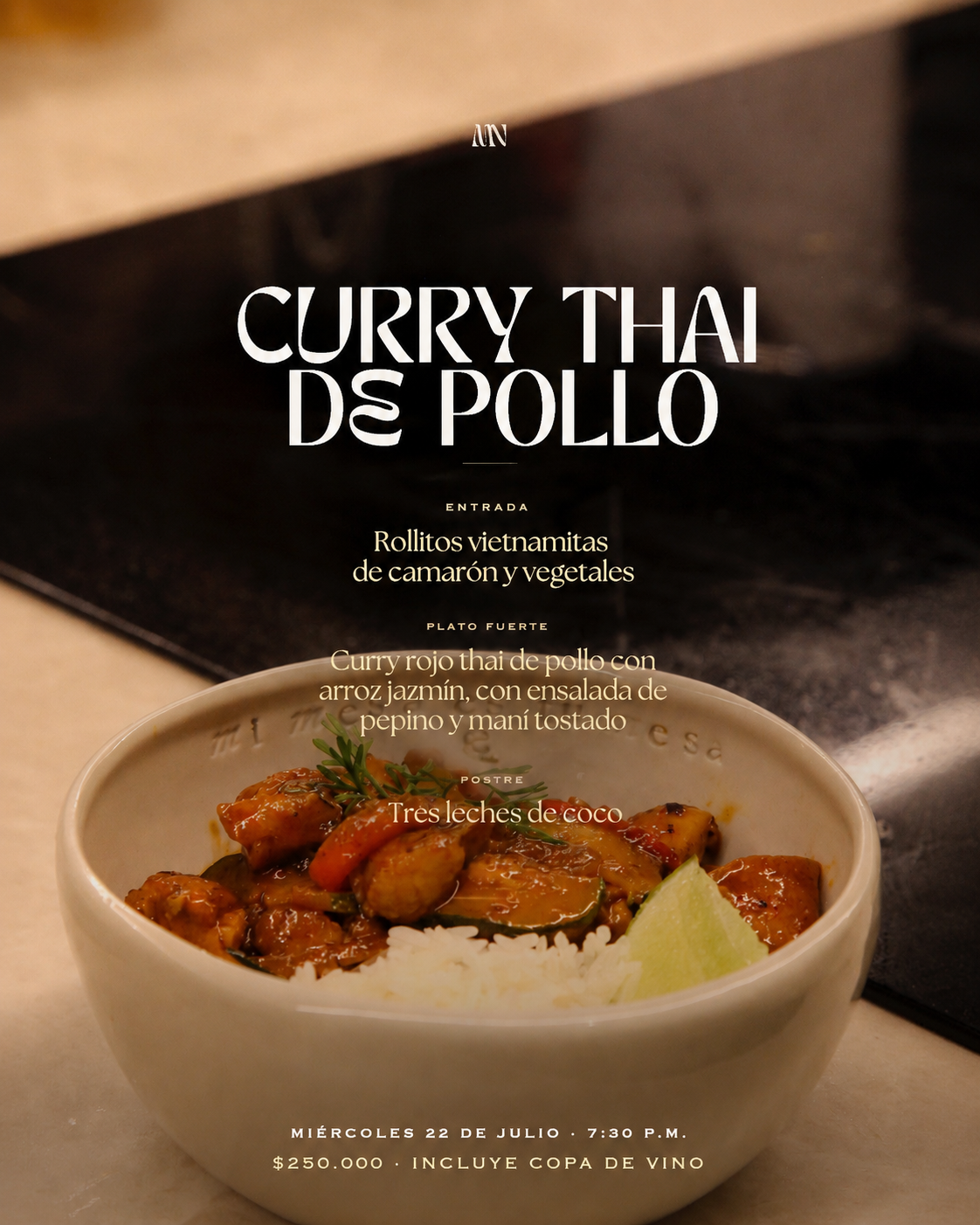 Clase de Cocina Thai - Miércoles 22 de Julio