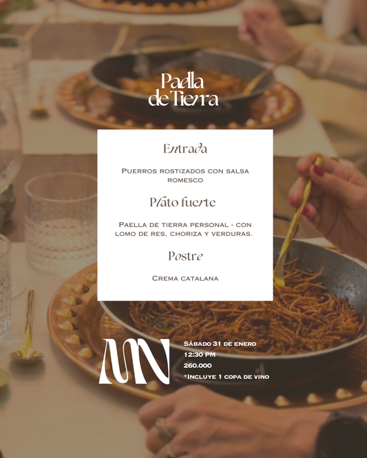 Paella de tierra - sábado 31 de enero